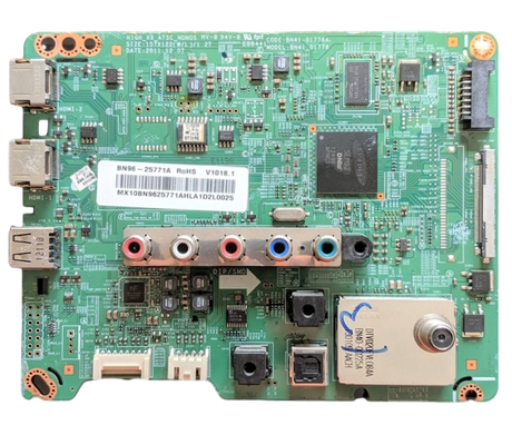 BN96-25771A Samsung Main Board, BN41-01778A, UN55EH6050FXZA