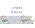 BN96-51978A Samsung Backlight Strips, Q80T, BN96-51978A, QN50Q80TAFXZA, QN50Q80AAFXZA, QN50Q8DTAFXZA, QN50Q80BAFXZA