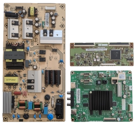 D55X-G1 Vizio TV Repair Parts Kit, 756TXICB02k017 Main Board, PLTVIW461XAB1 Power Supply, RUNTK0018ZE T-Con, D55X-G1