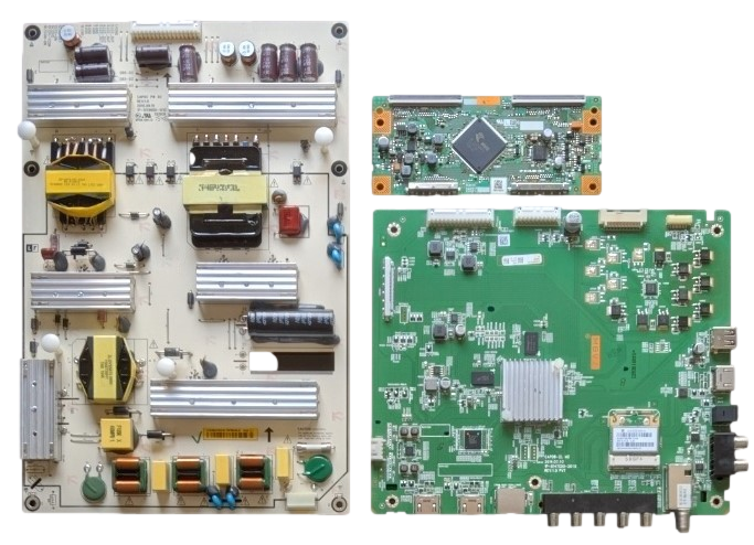 D60-D3 Vizio TV Repair Parts Kit, Y8387078S Main Board, 09-60CAP0C0-00 Power Supply, RUNTK5489TP T-Con, D60-D3