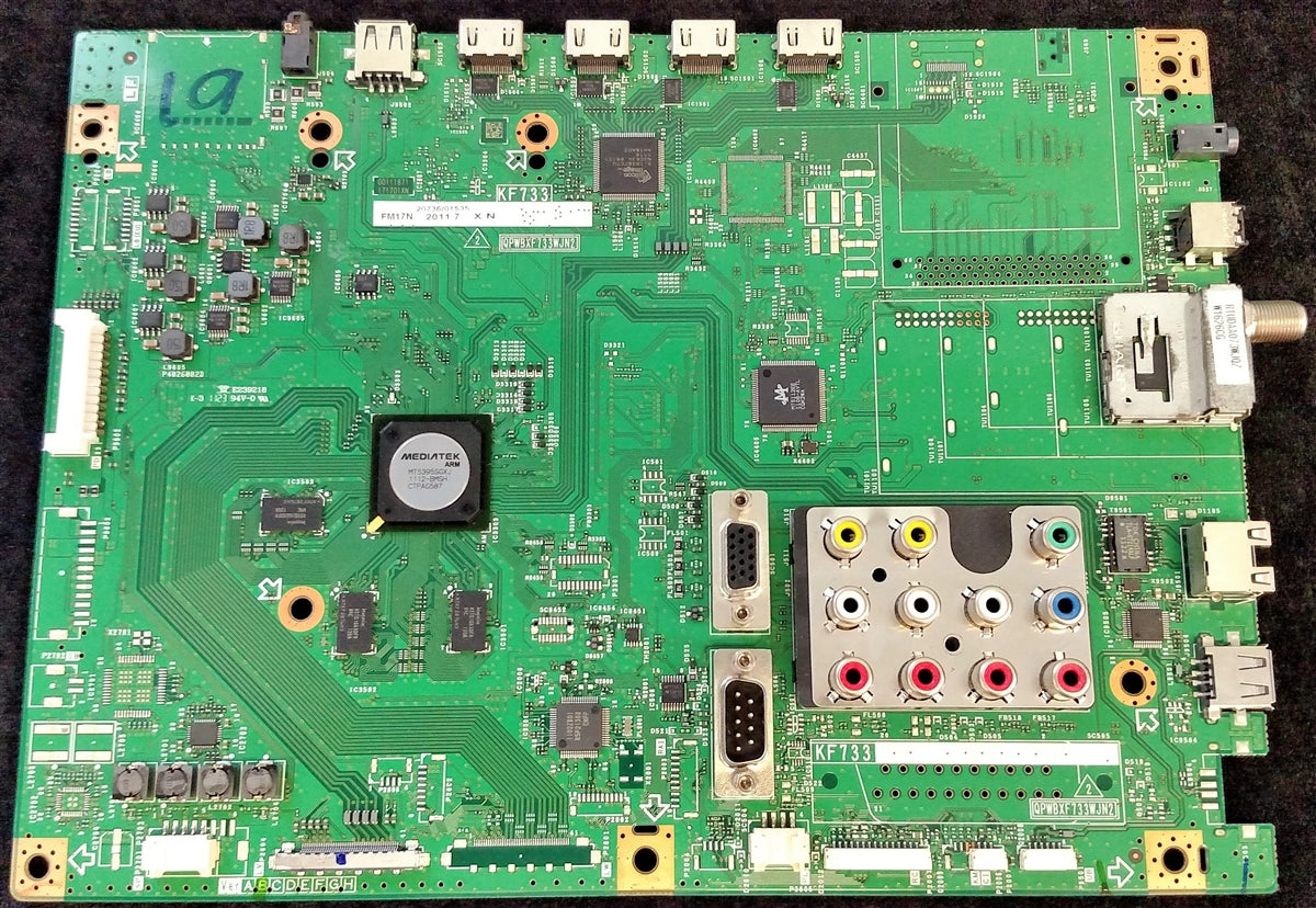 DKEYMF733FM17N Sharp Main Board, KF733, QPWBXF733WJN2, LC-60LE632U, LC-60LE633U, LC-60LE640U, LC-70LE732U