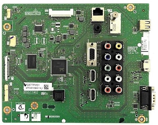 DKEYMG577FM01 Sharp Main Board, QPWBXG5T1WJZZ, KG577WE, DUNTKG577WE01, LC70EQ30U, LC70LE66IU, LC80LE66IU, LC-70EQ30U, LC-70LE66IU, LC-80LE66IU