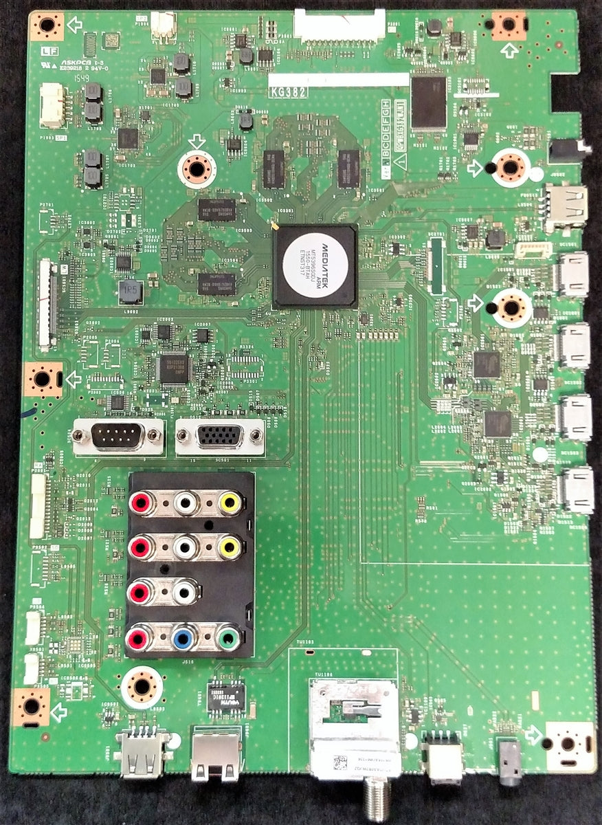 DUNTKG382FM03 SHARP MAIN BOARD, KG382, QPWBXG382WJN1, LC-90LE657U, LC-90LE657UB