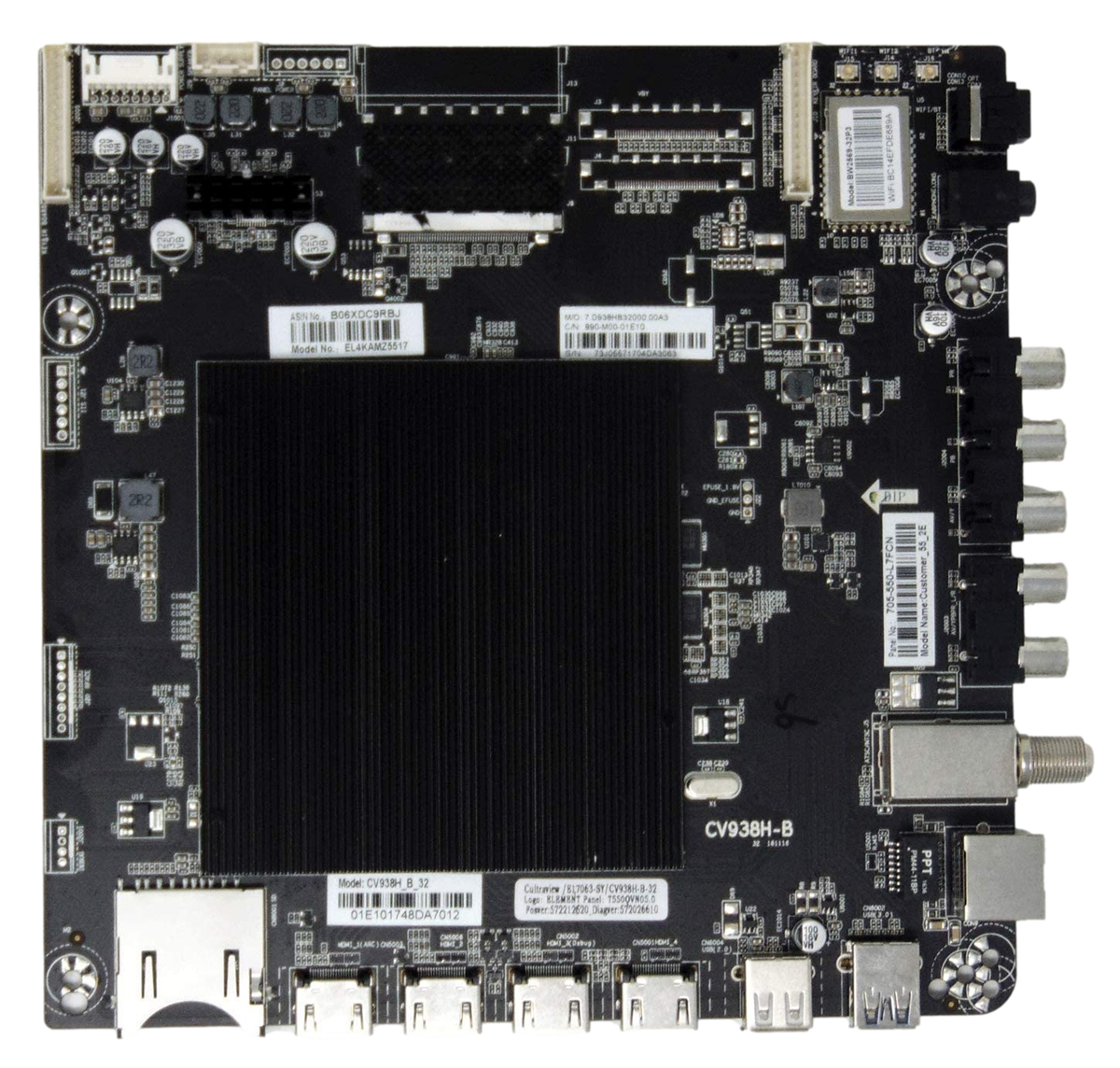 E17063-SY Element Main Board, CV938H-B, CV938H_B_32, T550QVN05.0, 890-M00-01E10, EL4KAMZ5517T