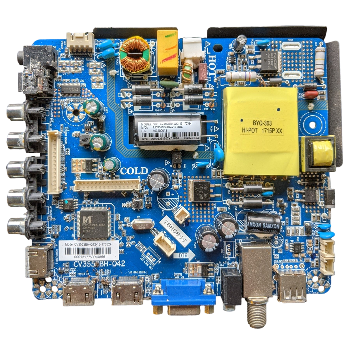 E17120-8-S7 Element Main Board, CV3553BH-Q42, 76H0833, ELFW4017BF