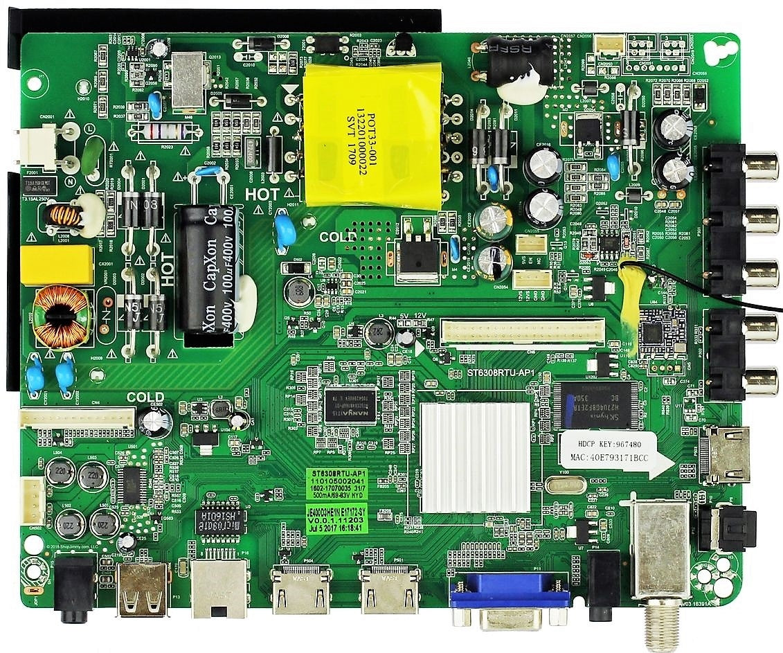 E17172-SY Element Main Board / Power Supply, ST6308RTU-AP1, ELST4017