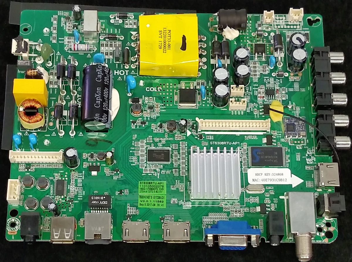 E17206-DX Element Main Board / Power Supply, ST6308RTU-AP1, 110105002278, T500HVN07.5, ELST5016S