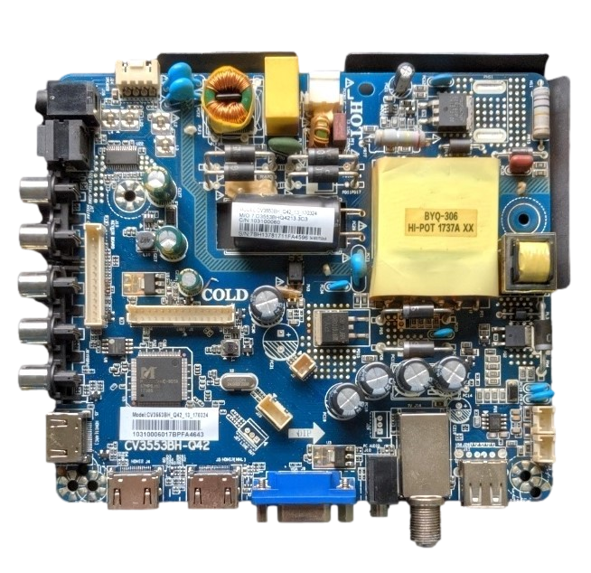 E17251-1-SY Element Main Board, E17251-1-SY, CV3553BH-Q42-13-170324, 103100060, ELFW5017 P7C1M