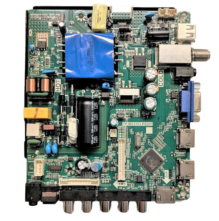 E2T4019-MAIN-V2 Element Main Board, Power Supply, TP.MS3553.PB801, 34022894, L18010618, E2T4019