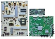 E60-C3 Vizio TV Repair Parts Kit, Y8386592S Main Board, 09-60CAP080-01 Power Supply, RUNTK5489TP T-Con, E60-C3