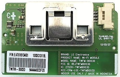 EAT61613401 LG TV Module, 3D Wi-Fi board, 47LS5700-UA, 47LM7600-UA, 47LM8600-UC, 55LM6200-UE, 55LM6400-UA, 55LM6700-UA, 55LM7600-UA