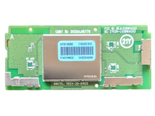 EAT65166902, LG Wi-Fi Board, LGSBWAC03, 2020AJ10779, 11524-20-01925, 43UP8000PUA, 50UP8000UPA, 65UP7000PUA, 75NANO80UPA, 65UP8000PUA, 75NANO75UPA, more