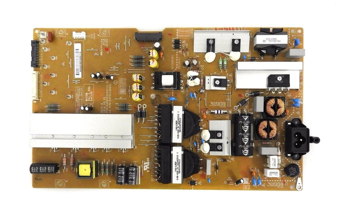 EAY63189001 LG TV Module, power supply, EAX65550301(1.5), LGP65-14LPB, 65LB7100-UB