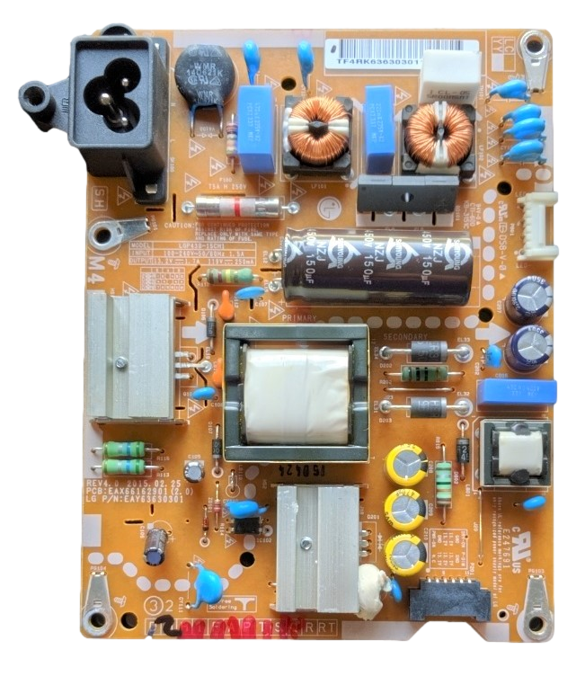 Kit Riparazione Alimentatore Per LG 60PK550 60PK590 - EAY60968901 EAX61432501