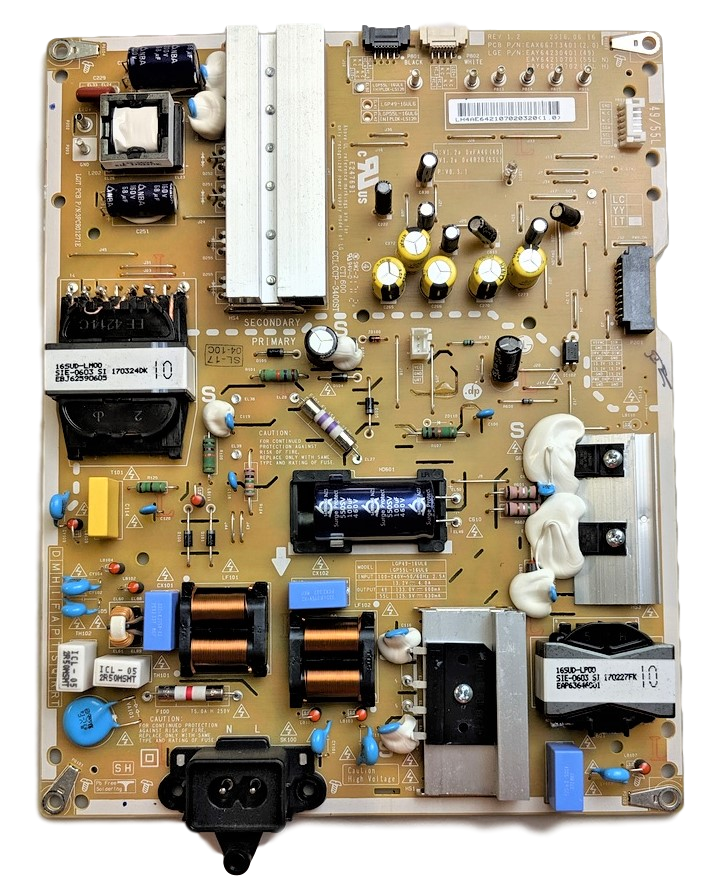 EAY64210702 LG Power Supply, EAX66773401(2.0), LGP55L-16UL6