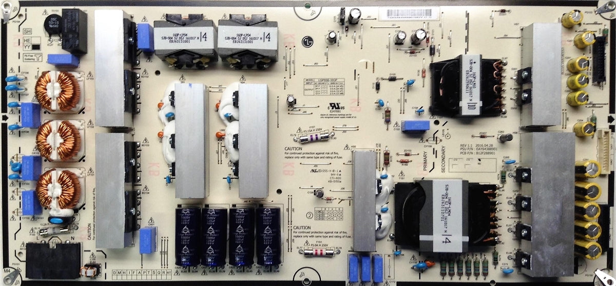 LG 電源ユニット LGP65-19UL6 EAY64388901 LG Power Supply, B12F288901, LGP65B-16OP, OLED65B6P-U