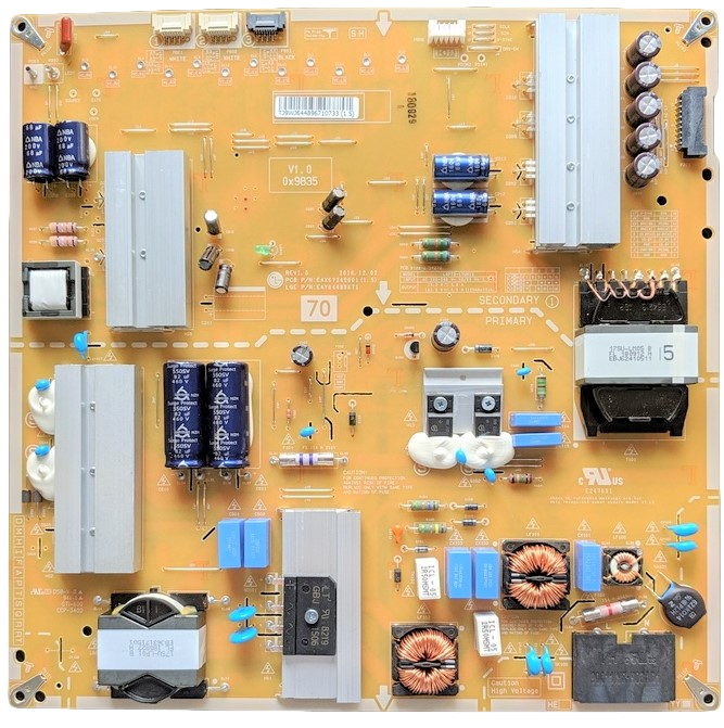 EAY64489671 LG Power Supply, EAX67242601(1.5), 70UJ6570PUB, 70UK6190PUB, 70UJ6570-UB, 75UK6570PUB, 70UK6570PUB, 70UK6570AUB, 70UL3E-T