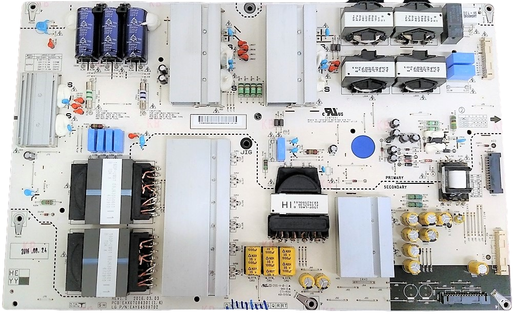 EAY64508702 LG Power Supply, LGP65L2-160P, EAX67066101(1.4), OLED65C6P-U