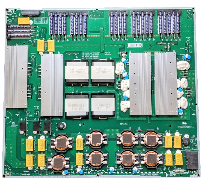 EAY65689321 LG Power Supply, LGP77WS-20OP, EPCB60CA5A, 3PCR02727A, OLED77GXPUA