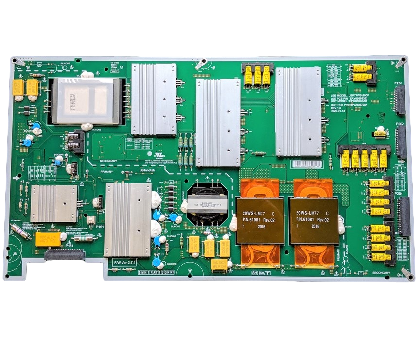 EAY65689322 LG Power Supply, EPCB60CA5B, 3PCR02728A, OLED77GXPUA