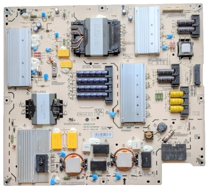 EAY65894801 LG Power Supply Board, EPCE21CB1A, 21SP-LP65L, LGP55L-21SP, 55NANO90UPA