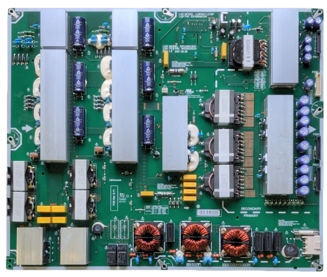 EAY65895101 LG Power Supply Board, EPCA80CB2A , LGP83C1-21OP , 3PCR02925A, OLED83C1PUA