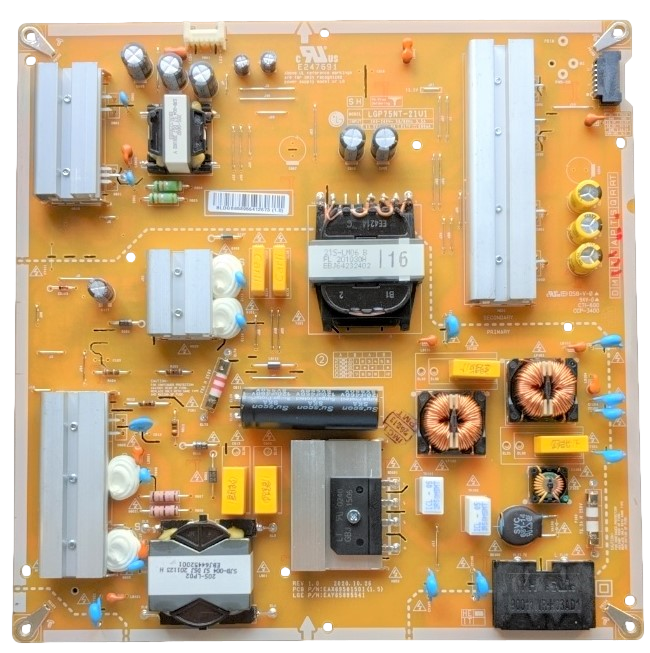 EAY65895541 LG Power Supply, EAX69501501(1.5), LG75NT-21U1, 75UP8070PUA, 75UP7700PUB, 75NANO75TPA, 75UP8000PTB