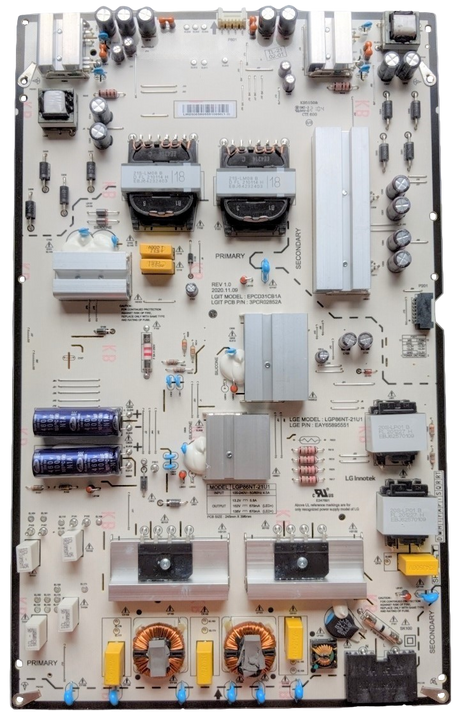 EAY65895551 LG Power Supply, 3PCR02852A, LGP86NT-21U1, 86UP8770PUA