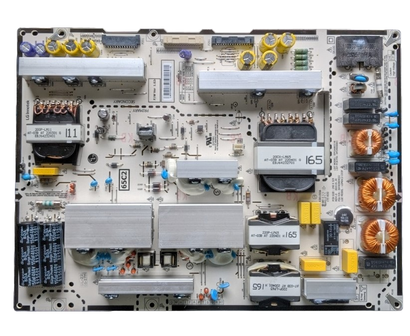 EAY65904022 LG Power Supply, LGP65C2-220P, EPCA48CC1B, 3PCR03065C, OLED65C2PUA