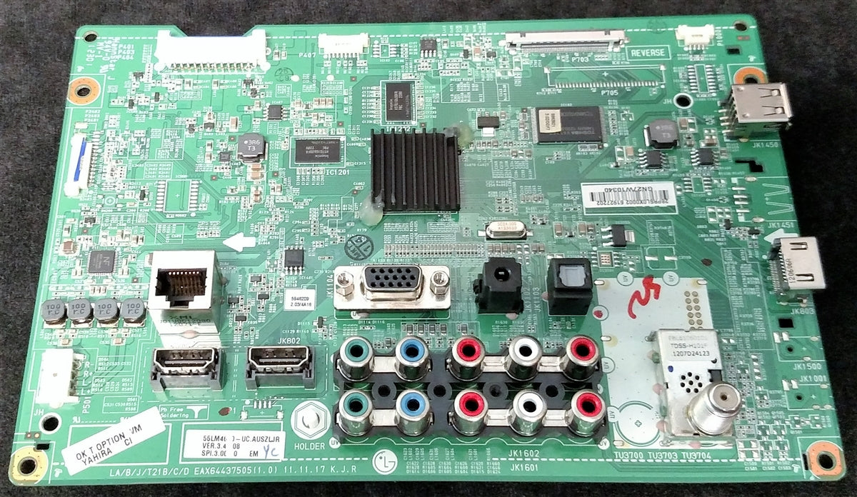 EBR75303402 LG MAIN BOARD, EAX64437505(1.0), UC.AUSZLJR, 55LM4600-UC