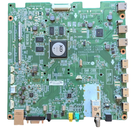 EBR75394101 LG Main Board, EAX64434208-1.0, 120607, EBT62080602, 61798602, UA.AUSMLJM, 60LS5700, 60LS5750-UB