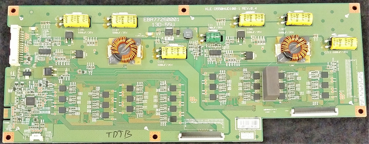 EBR77260001 LG LED DRIVER, KLE-D550HUD100-1 REV:0.4, 13D-55U, 55LA970W, 55LA9700-UA