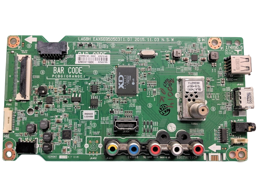 EBR82560705 LG Main Board, EAX66950503(1.0), 63575148, 82560705, 49LF5400-UE AUSWLJM, 49LF5400-UE