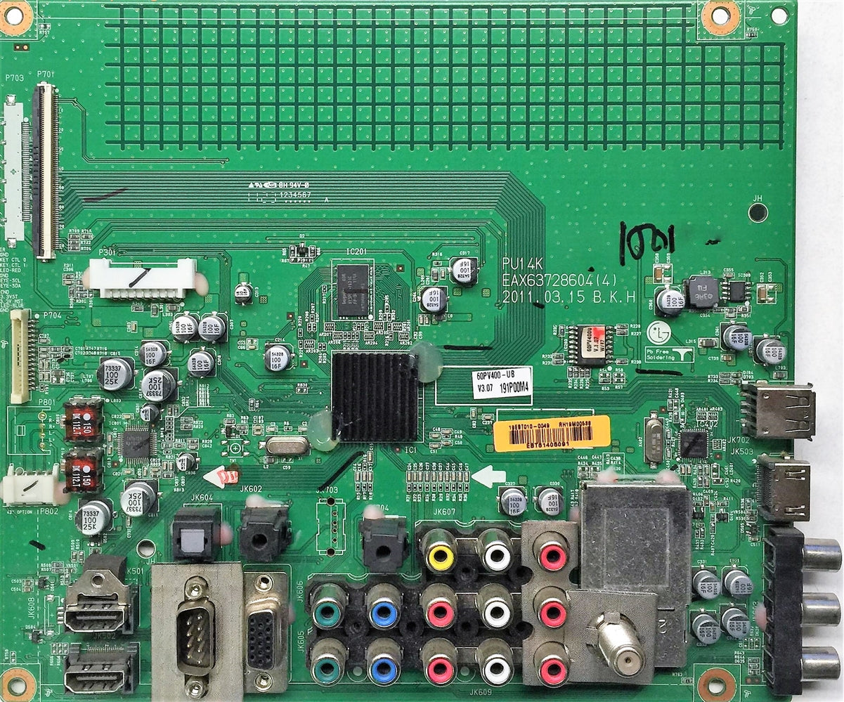 EBT61405091 LGE TV Module, main board, EAX63728604 (0), 60PV400-UB