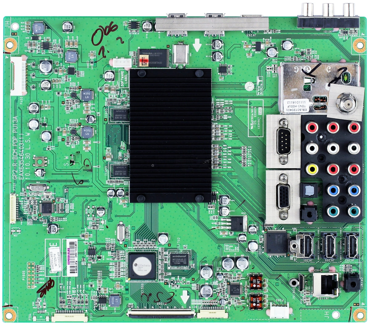 EBT61533403 LG TV Module, main, EAX63546403, 60PZ550-UA – TV Parts Today