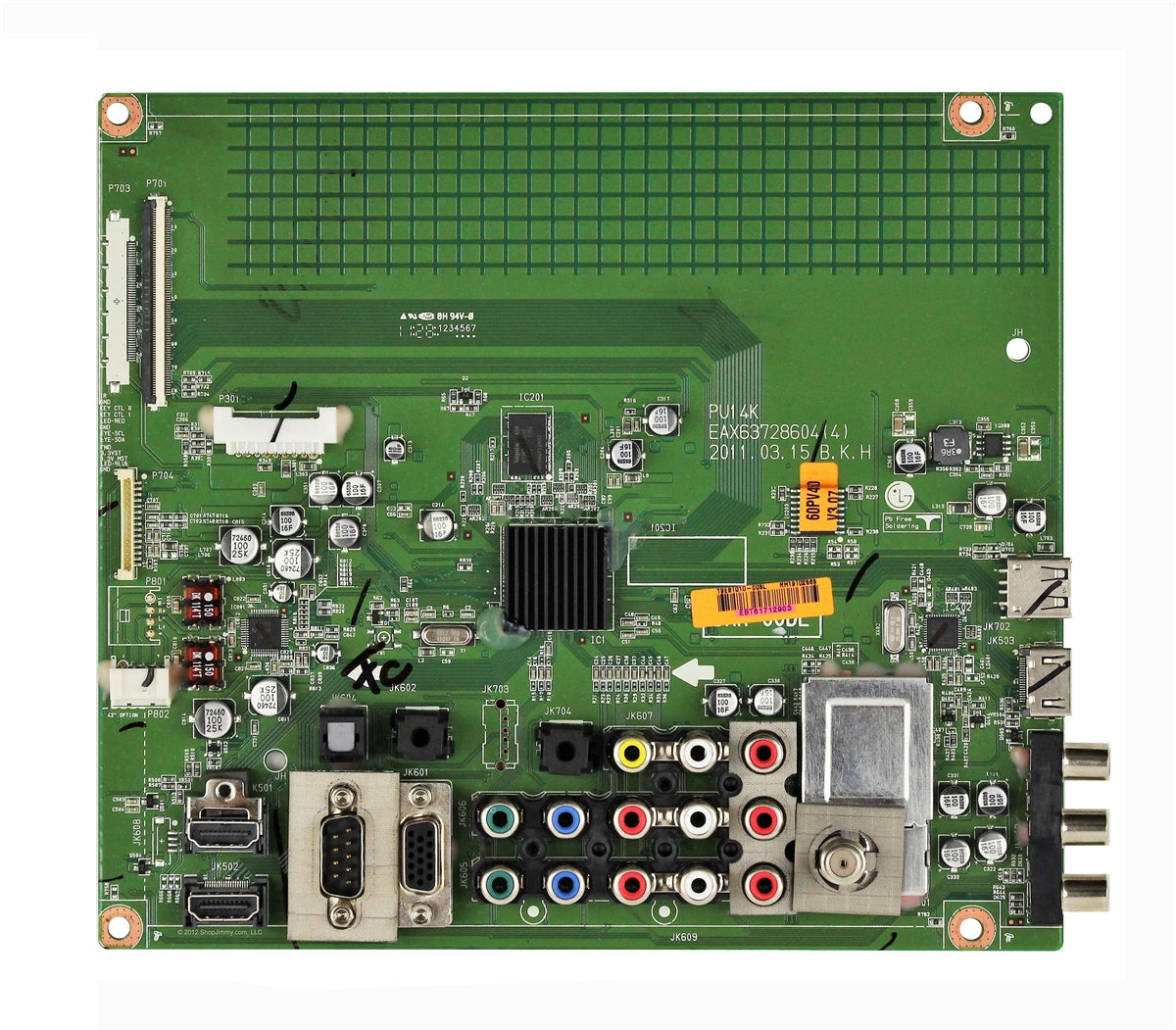 EBT61712903 LG Main Board, EAX63728604(4), 60PV450C-UA, 60PV450C-UA. AUSZLHR