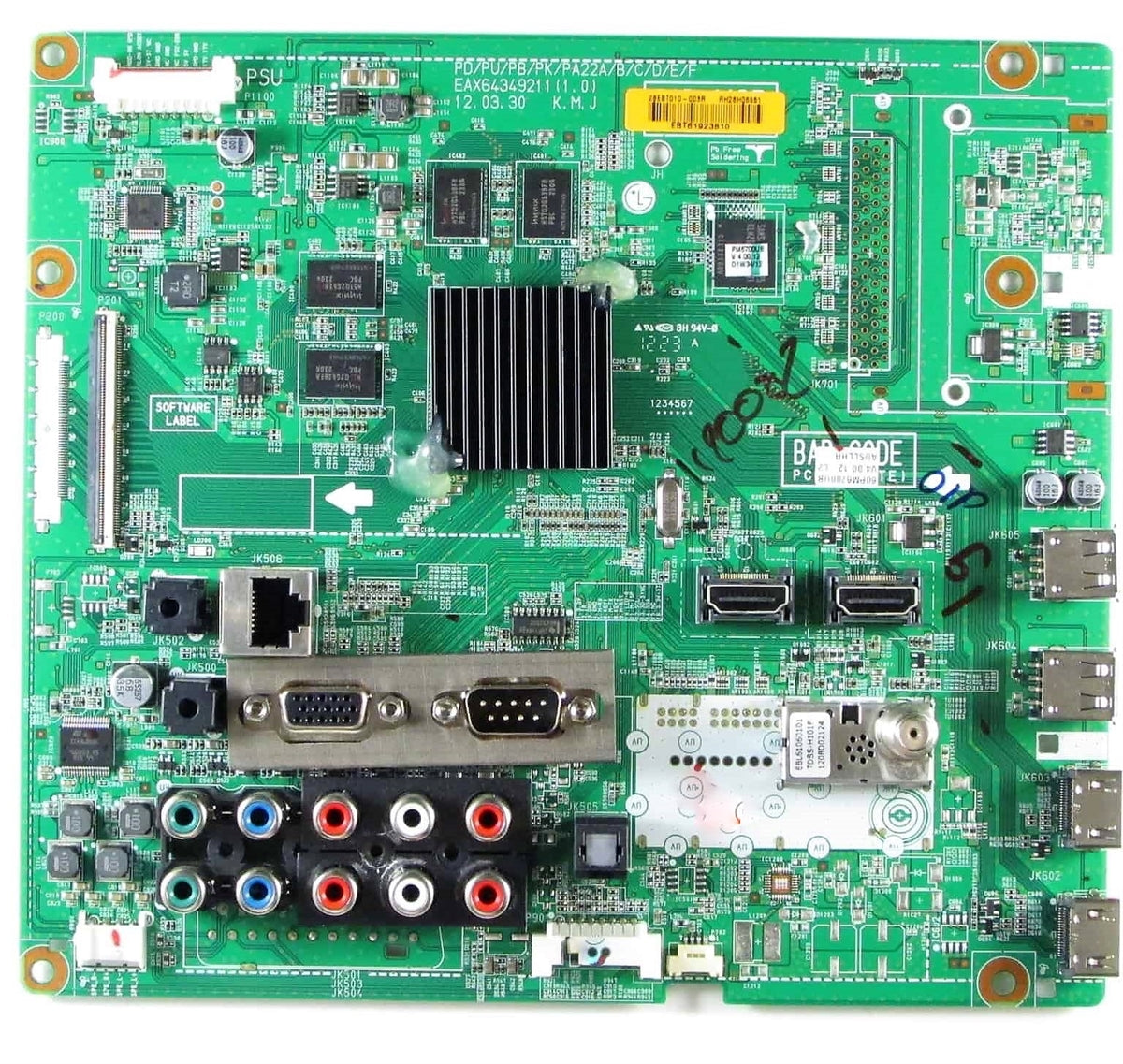 EBT61923810 LGE TV Module, main board, EAX64349207(1.4), 60PM6700-UB.AUSLLHR