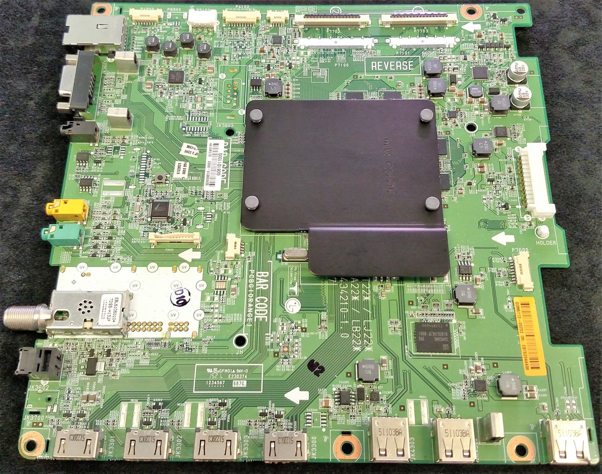 EBT62044408 LG Main Board, EAX644342107 (1.0), 61749108, 55LM7600-UA