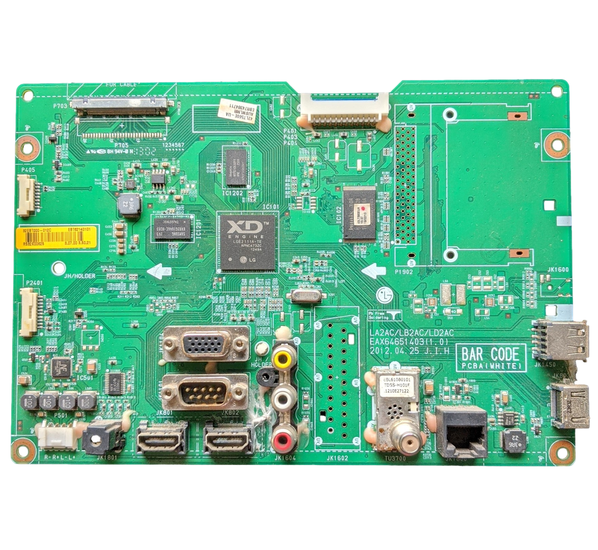 EBT62140101 LG Main Board, EBR74384711, EAX64651403(1.0), 42LT560E-UA