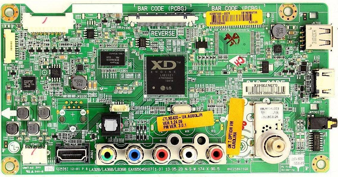 EBT62359736 LG TV Module, main board, EAX65049104(1.0), 47LN5400-UA