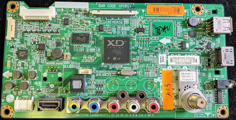 EBT62359746 LG Main Board, EAX65049107(1.0), 62007633, 50LN5400-UA