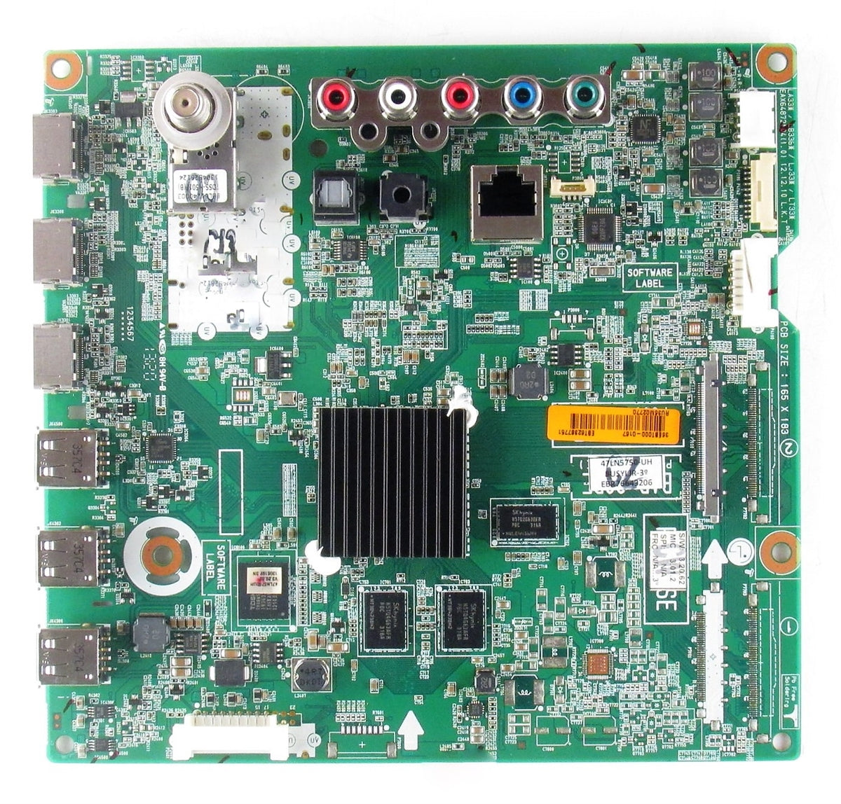 EBT62387751 LG Main Board, EAX64872104(1.0), EBR76643206, 47LN5750-UH