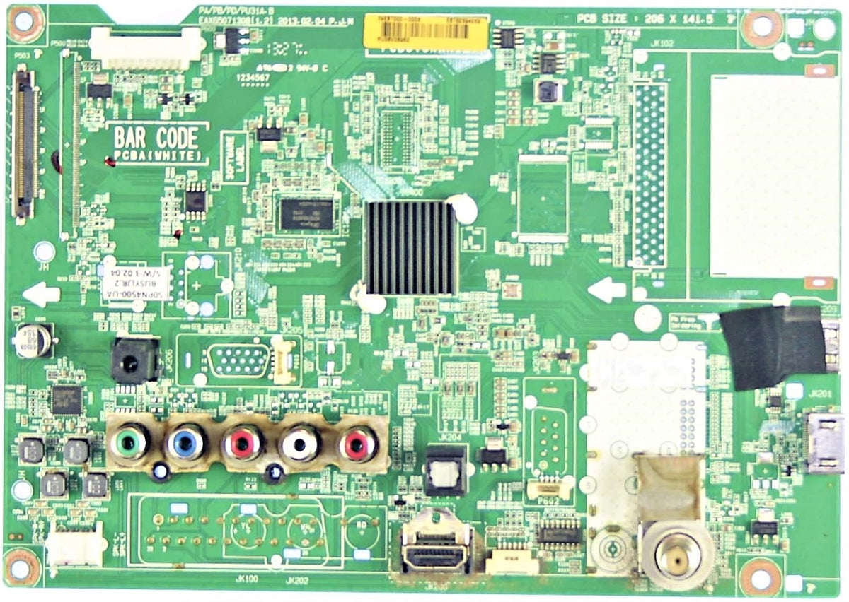 EBT62394289 LG Main Board, EAX65071308(1.2), EAX65071307 (1.1), 50PN4500-UA