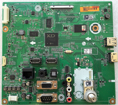 EBT62580901 LG Main Board, EAX65000005 (1.0), EAX65000001 (1.3), EBR77058301, 55LN541C-UA