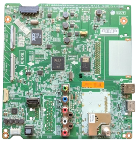 EBT62841543 LG Main Board, EAX65607204(1.0), 62182143, 60LB6000-UH