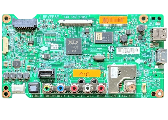 EBT62841567 LG Main Board, 62182162, EAX65391004(1.0), 50LB6000-UH