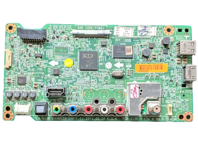 EBT62841587 LG TV Module, main board, EAX65391006 1.1, EBR77616664, 55LB5900-UV