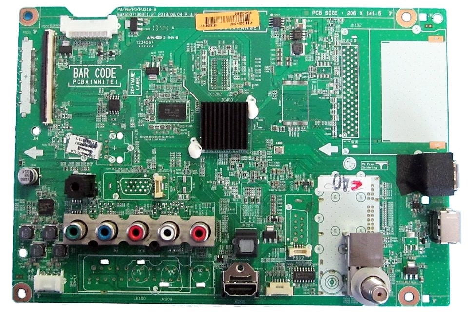 EBT62921201 LG Main Board 50PN6500-UA, EAX65071308(1.2), 3DEBT000, 50PN6500-UA, 50PN6500-UA.BUSLLHR