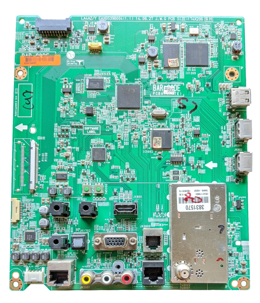 EBT62964303 LG Main Board, EAX65398004 (1.1), 55LY570H-UA