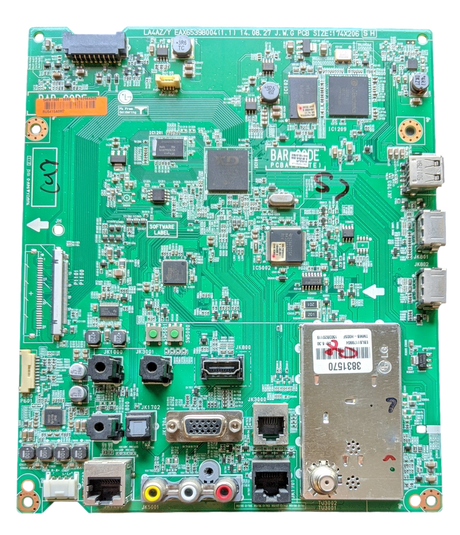 EBT62964303 LG Main Board, EAX65398004 (1.1), 55LY570H-UA